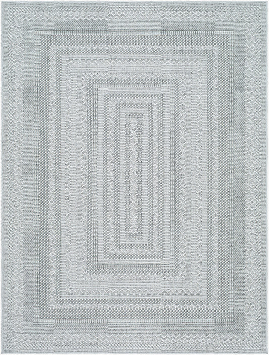 Pismo Beach PMB-2316 8ft Round Machine Woven Indoor/Outdoor Area Rug