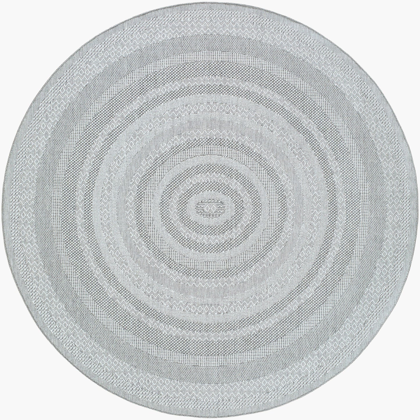 Pismo Beach PMB-2316 8ft Round Machine Woven Indoor/Outdoor Area Rug