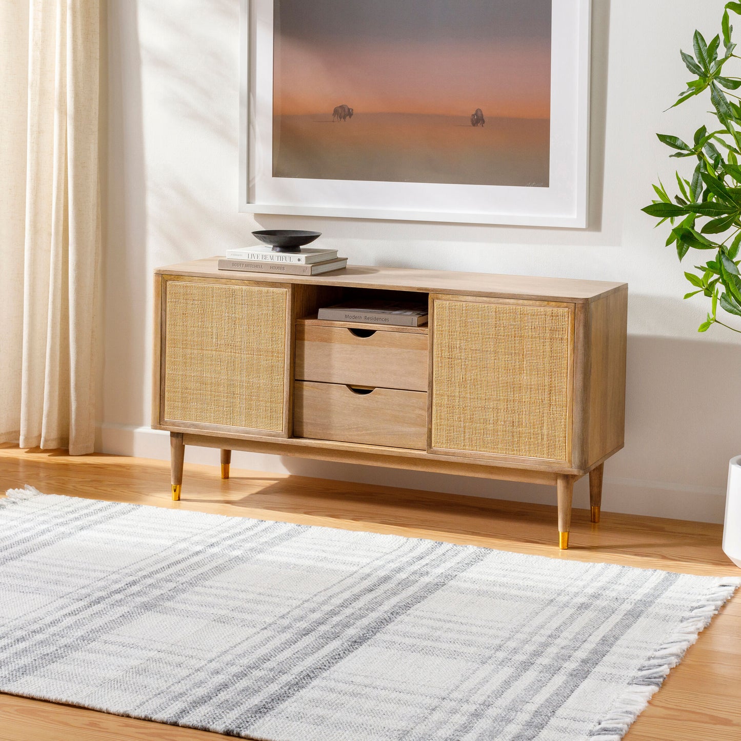 Primrose PRM-2303 8ft Runner Handmade Recyled Runner Rug