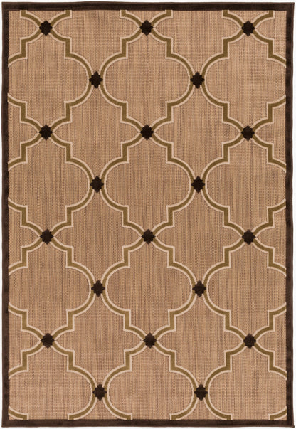 Portera PRT-1048 4' x 6' Machine Woven Indoor/Outdoor Area Rug