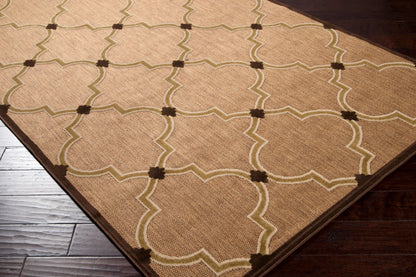 Alfombra tejida a máquina para interior y exterior Portera PRT-1048 de 1,52 m x 2,13 m