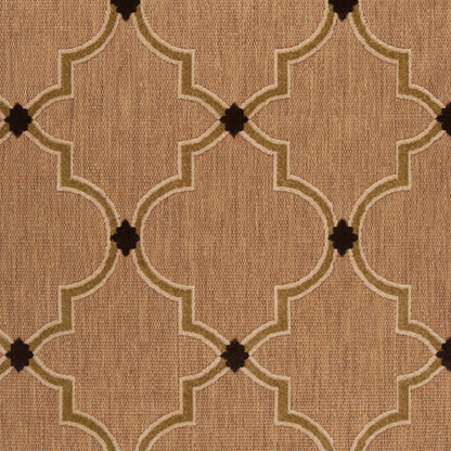 Alfombra tejida a máquina para interior y exterior Portera PRT-1048 de 1,52 m x 2,13 m