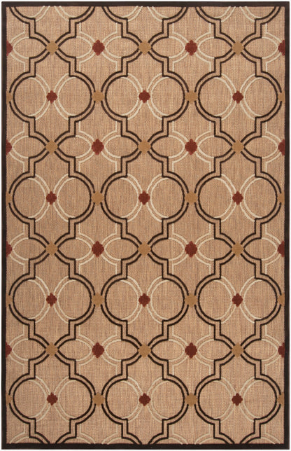 Portera PRT-1049 3' x 5' Machine Woven Indoor/Outdoor Accent Rug