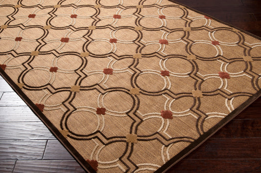 Portera PRT-1049 3' x 5' Machine Woven Indoor/Outdoor Accent Rug