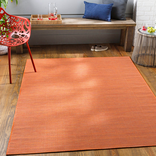 Alfombra decorativa para interior y exterior Pasadena PSA-2313 de 2' x 4', tejida a máquina
