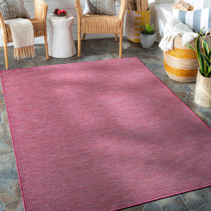 Alfombra Pasadena PSA-2314 de 2,44 m x 3,05 m, tejida a máquina, para interior y exterior