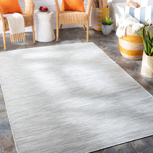 Alfombra decorativa para interior y exterior Pasadena PSA-2315 de 2' x 4', tejida a máquina