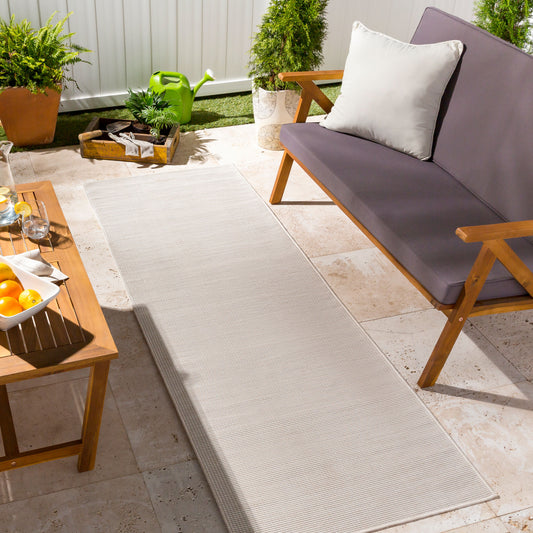 Pasadena PSA-2316 7ft Runner Machine Woven Indoor/Outdoor Runner Rug