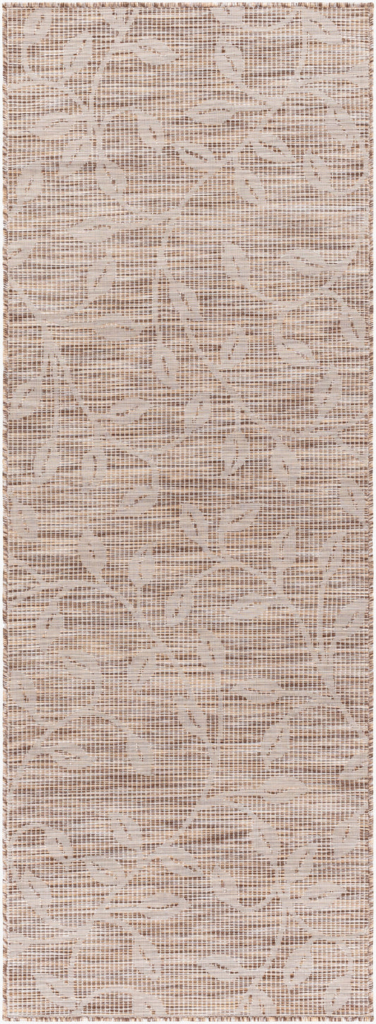 Pasadena PSA-2318 7ft Runner Machine Woven Indoor/Outdoor Runner Rug