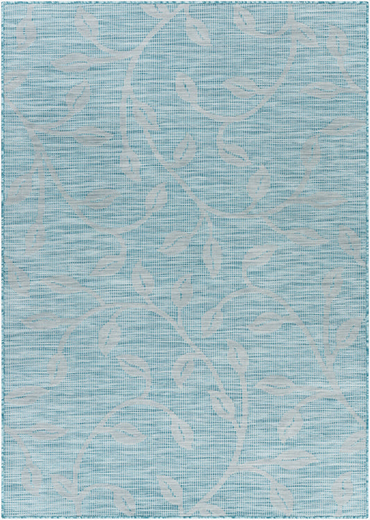 Alfombra Pasadena PSA-2321 de 1,83 m x 2,74 m, tejida a máquina, para interior y exterior