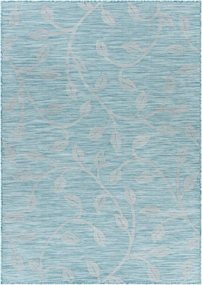 Alfombra decorativa para interior y exterior Pasadena PSA-2321 de 2' x 4', tejida a máquina
