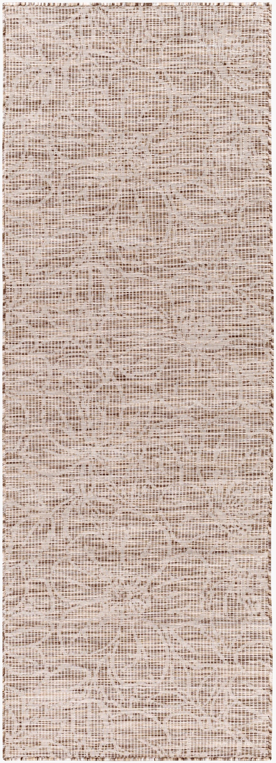 Pasadena PSA-2325 7ft Runner Machine Woven Indoor/Outdoor Runner Rug