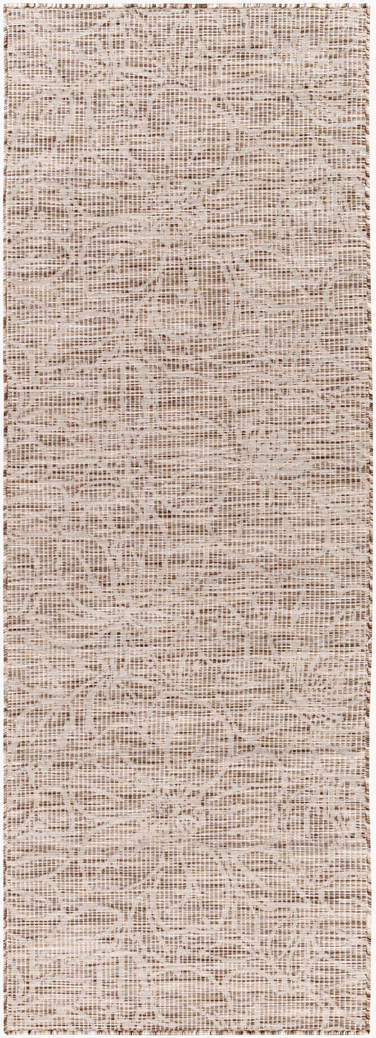 Pasadena PSA-2325 7ft Runner Machine Woven Indoor/Outdoor Runner Rug