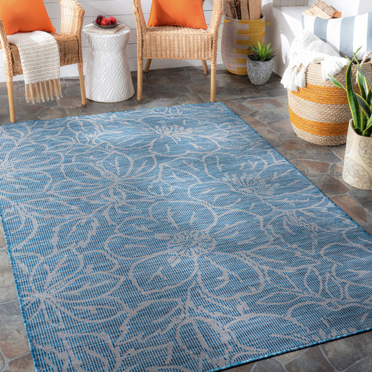 Pasadena PSA-2327 2' x 4' Machine Woven Indoor/Outdoor Accent Rug