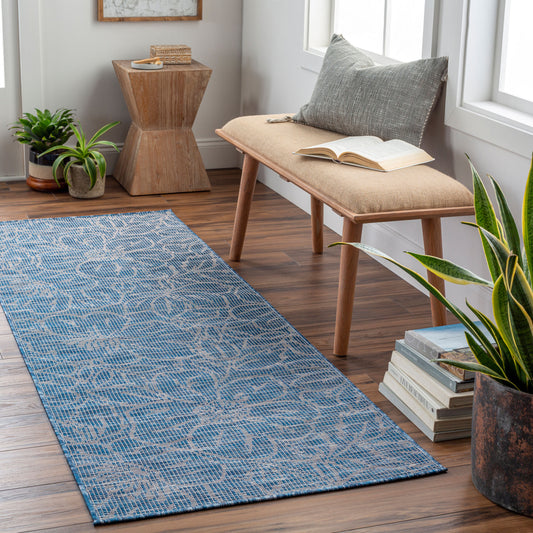 Pasadena PSA-2327 7ft Runner Machine Woven Indoor/Outdoor Runner Rug