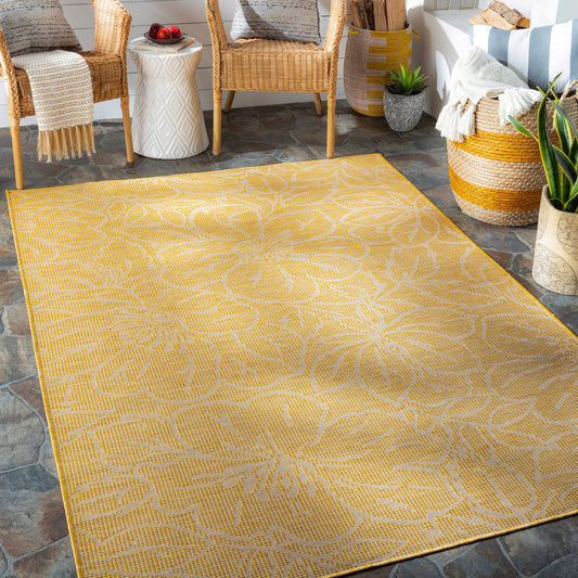 Pasadena PSA-2329 7ft Runner Machine Woven Indoor/Outdoor Runner Rug