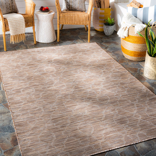 Pasadena PSA-2331 7ft Runner Machine Woven Indoor/Outdoor Runner Rug