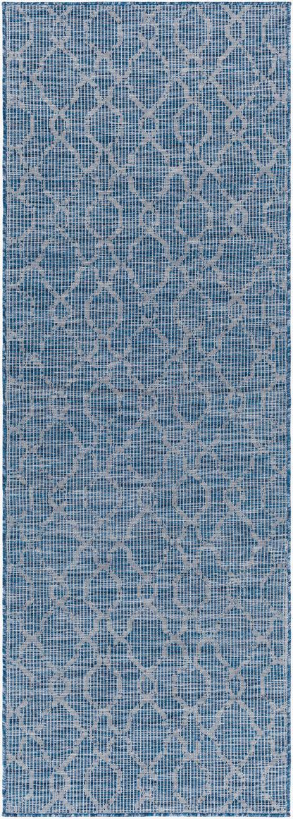 Pasadena PSA-2333 7ft Runner Machine Woven Indoor/Outdoor Runner Rug