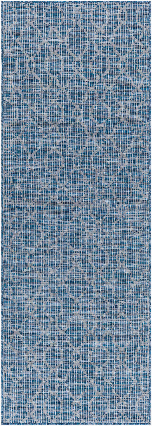 Pasadena PSA-2333 7ft Runner Machine Woven Indoor/Outdoor Runner Rug