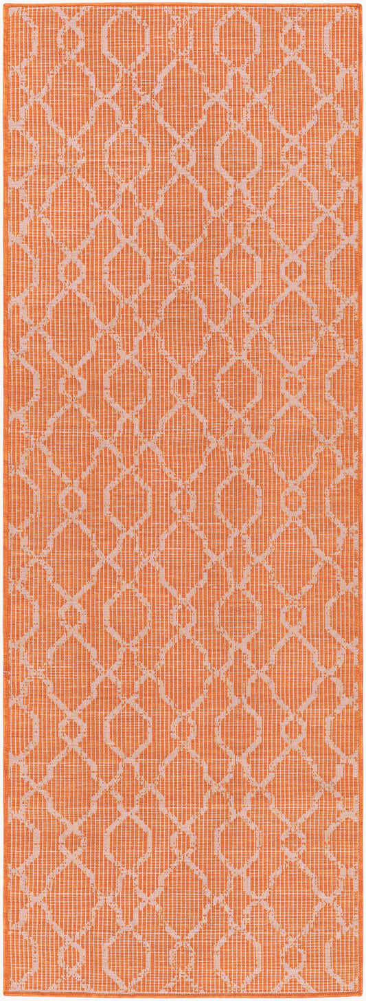 Pasadena PSA-2335 7ft Runner Machine Woven Indoor/Outdoor Runner Rug