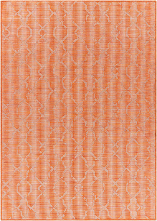 Alfombra Pasadena PSA-2335 de 8' x 10' tejida a máquina para interiores y exteriores