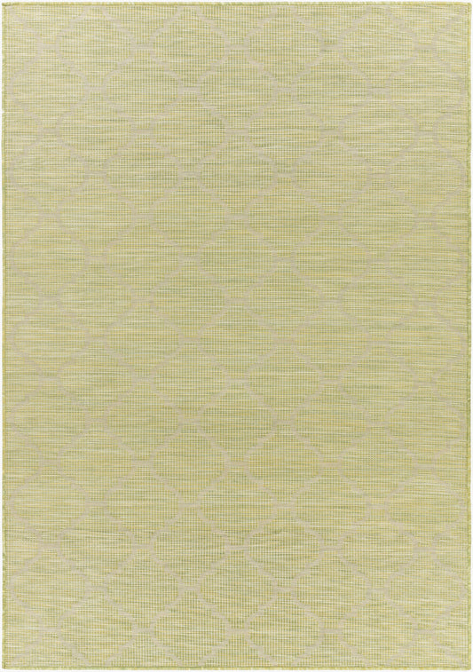 Alfombra decorativa para interior y exterior Pasadena PSA-2337 de 2' x 4', tejida a máquina