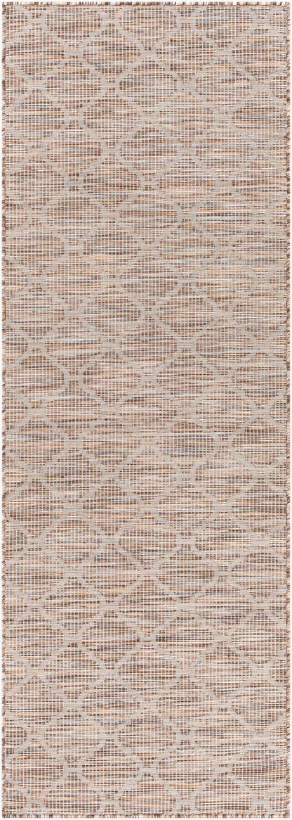 Pasadena PSA-2338 7ft Runner Machine Woven Indoor/Outdoor Runner Rug