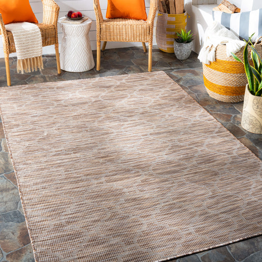 Pasadena PSA-2338 7ft Runner Machine Woven Indoor/Outdoor Runner Rug
