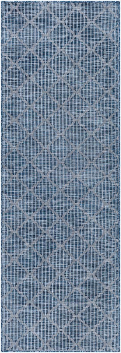 Pasadena PSA-2340 7ft Runner Machine Woven Indoor/Outdoor Runner Rug