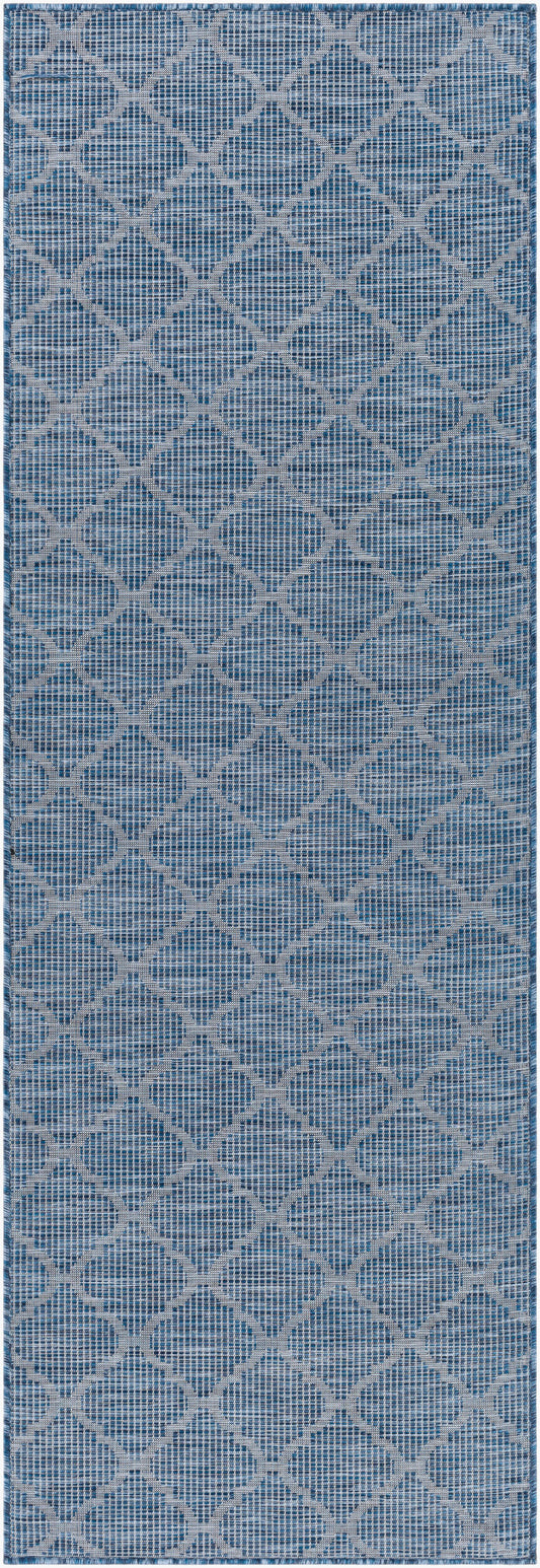 Pasadena PSA-2340 7ft Runner Machine Woven Indoor/Outdoor Runner Rug