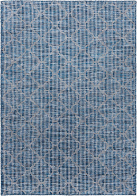 Alfombra decorativa para interior y exterior Pasadena PSA-2340 de 2' x 4', tejida a máquina