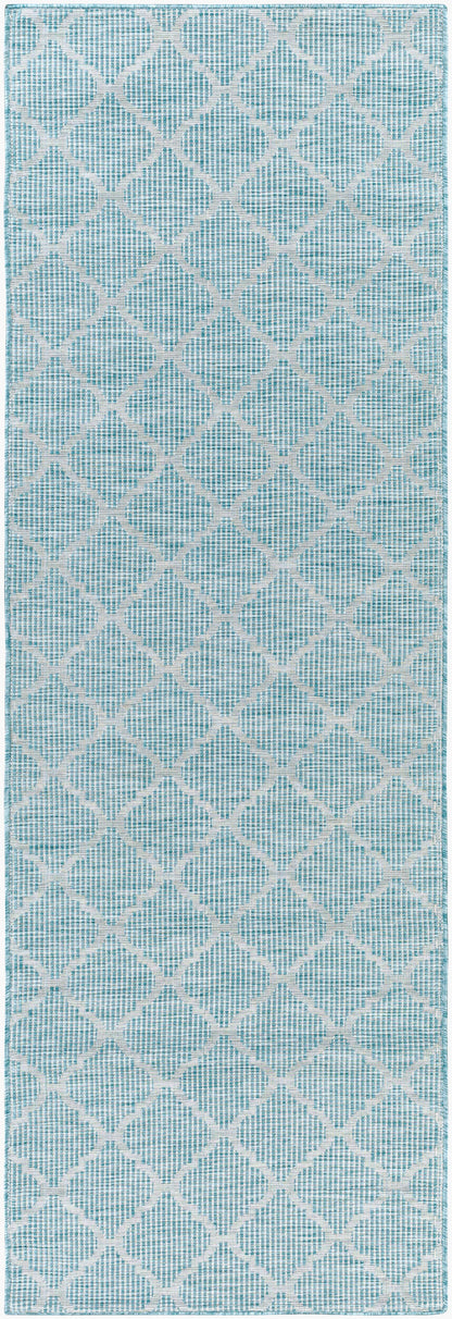 Pasadena PSA-2341 7ft Runner Machine Woven Indoor/Outdoor Runner Rug