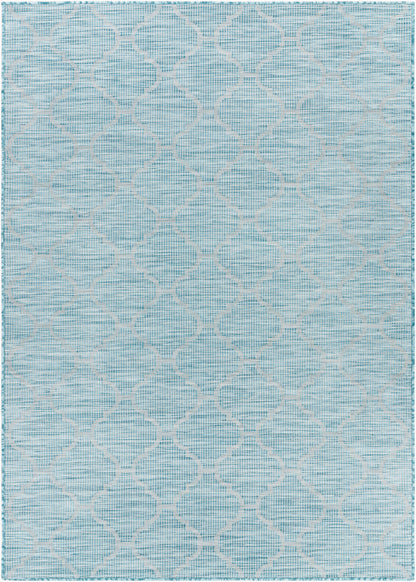 Alfombra decorativa para interior y exterior Pasadena PSA-2341 de 2' x 4', tejida a máquina