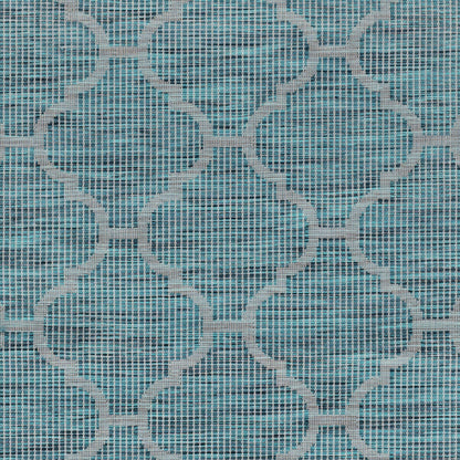 Pasadena PSA-2342 7ft Runner Machine Woven Indoor/Outdoor Runner Rug