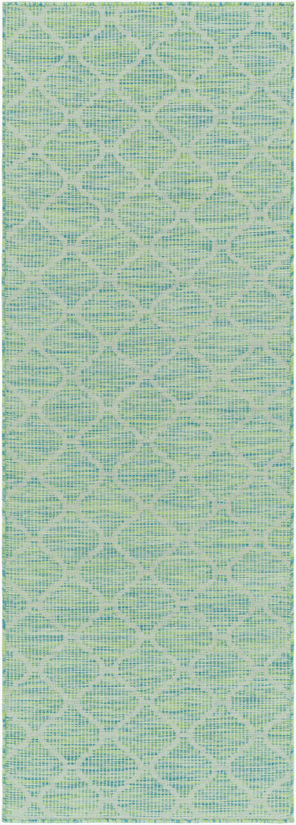 Pasadena PSA-2346 7ft Runner Machine Woven Indoor/Outdoor Runner Rug