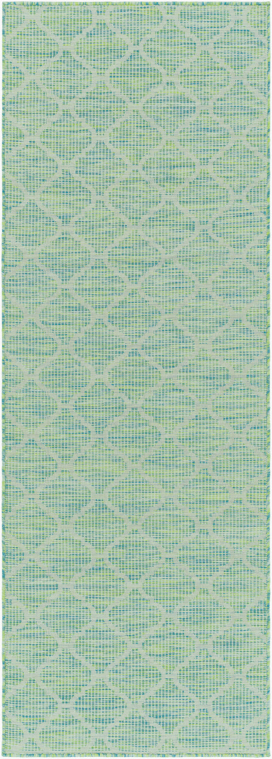 Pasadena PSA-2346 7ft Runner Machine Woven Indoor/Outdoor Runner Rug