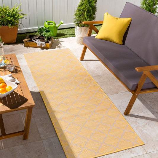 Pasadena PSA-2347 7ft Runner Machine Woven Indoor/Outdoor Runner Rug