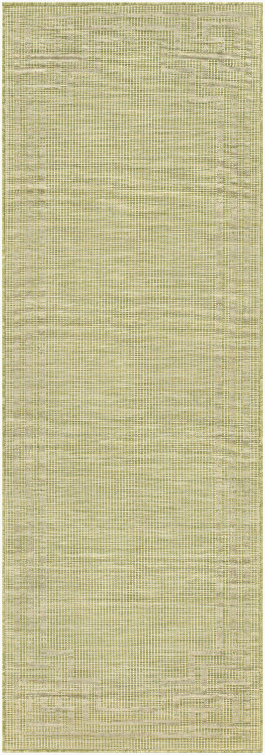 Pasadena PSA-2348 7ft Runner Machine Woven Indoor/Outdoor Runner Rug