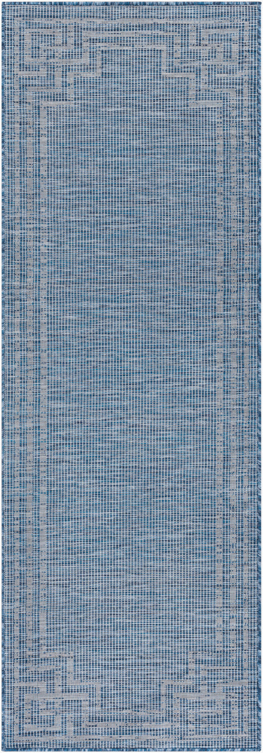 Pasadena PSA-2351 7ft Runner Machine Woven Indoor/Outdoor Runner Rug
