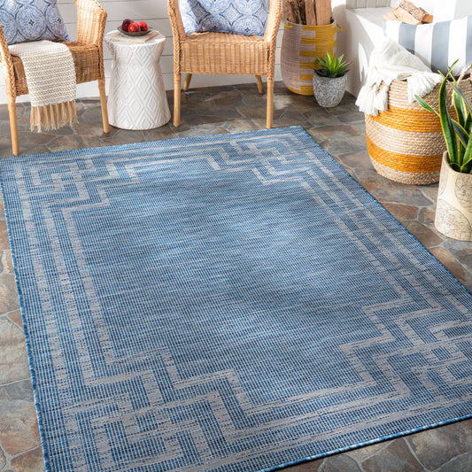 Pasadena PSA-2351 6' x 9' Machine Woven Indoor/Outdoor Area Rug