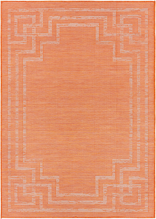 Alfombra decorativa para interior y exterior Pasadena PSA-2353 de 2' x 4', tejida a máquina