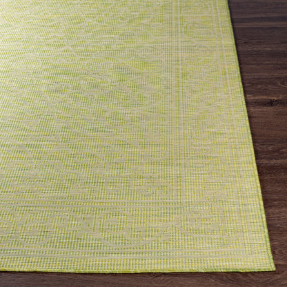 Alfombra decorativa para interior y exterior Pasadena PSA-2355 de 2' x 4', tejida a máquina
