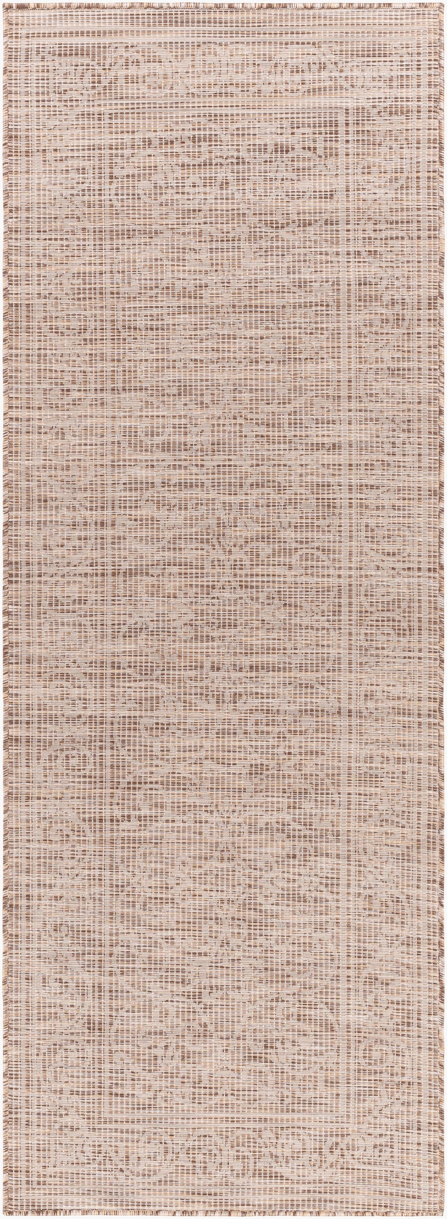 Pasadena PSA-2356 7ft Runner Machine Woven Indoor/Outdoor Runner Rug