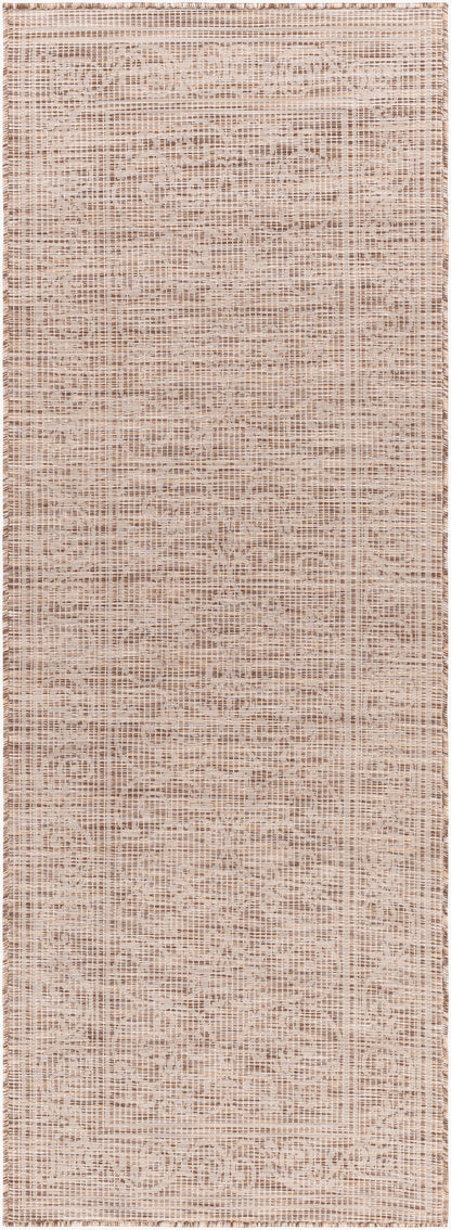Pasadena PSA-2356 7ft Runner Machine Woven Indoor/Outdoor Runner Rug