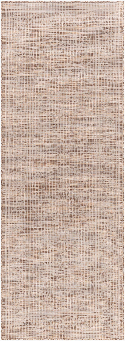 Pasadena PSA-2356 7ft Runner Machine Woven Indoor/Outdoor Runner Rug