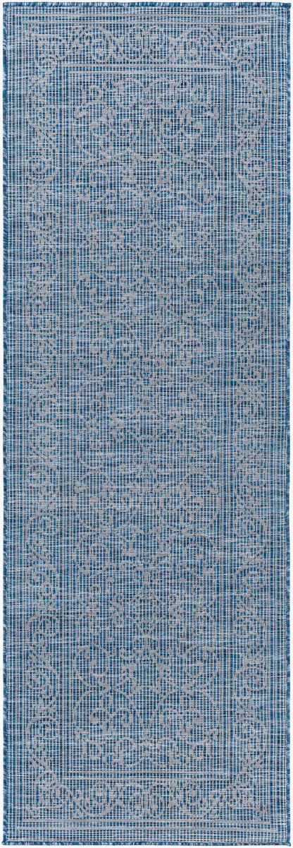 Pasadena PSA-2358 7ft Runner Machine Woven Indoor/Outdoor Runner Rug