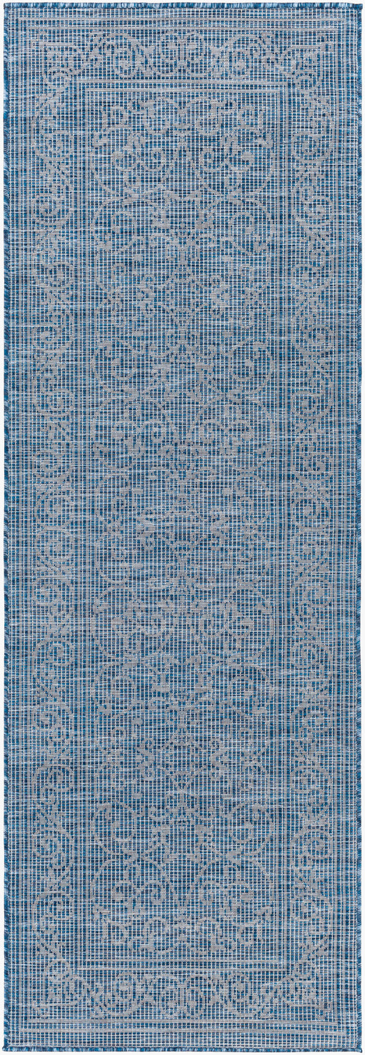 Pasadena PSA-2358 7ft Runner Machine Woven Indoor/Outdoor Runner Rug