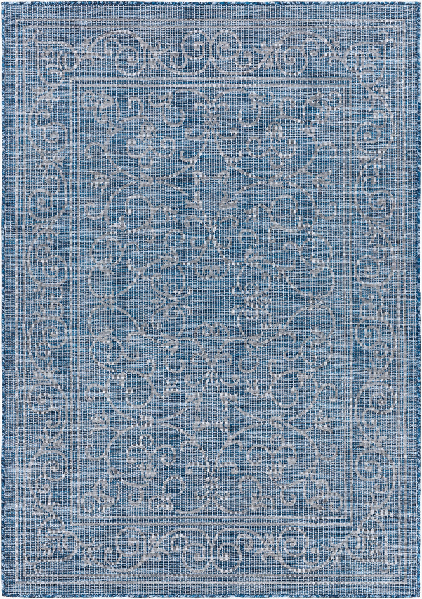 Alfombra Pasadena PSA-2358 de 1,52 m x 2,13 m, tejida a máquina, para interior y exterior