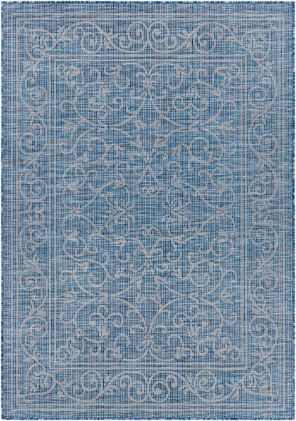 Alfombra Pasadena PSA-2358 de 1,52 m x 2,13 m, tejida a máquina, para interior y exterior