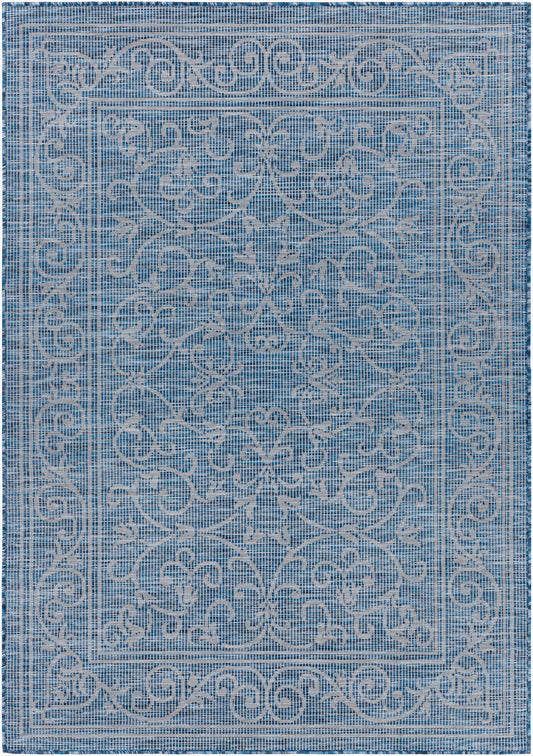 Alfombra Pasadena PSA-2358 de 1,52 m x 2,13 m, tejida a máquina, para interior y exterior